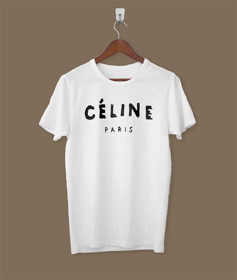 celine t shirt white